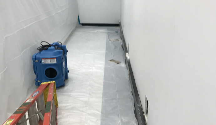 water damage restoration in the basement