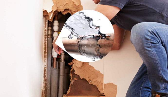 5 Simple Points to Remember when Dealing Water Damage from a Burst Water Pipe